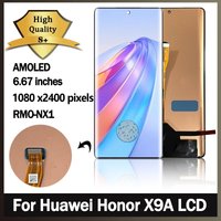 New x9a LCD For Huawei Honor X9a LCD Display Screen 10 Touch Digitizer For HonorX9a Display RMO-NX1 Frame