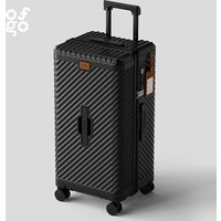 Ofgo Suitcase 20-30 Inches | Cup Holder/Waterproof Pc Suitcase Large Capacity Spinner Suitcase Tsa Travel Trolley Case With Lock