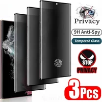 3Pcs Privacy Screen Protector for Samsung Galaxy S21 S22 S23 S24 Ultra S20 FE Anti Spy Film For Samsung Note 20 10 9 S9 S10 Plus