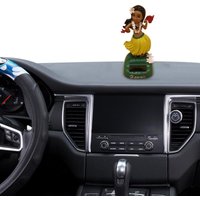 Car Decoration Solar Dancing Hawaii Girl Shaking Head Girl Toy Auto Dashboard Decoration Dancing Swinging Girl For Car Interior