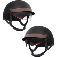 AliExpress NONE Vintage Ultra Light Electric Bicycle Helmet Sunscreen Fall Prevention Motorcycle Half Helmet Breathable Safety Helmets Riding