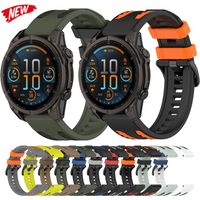 Quick Fit 22mm 26mm Silicone Strap for Garmin Tactix 8 Quatix 8 Fenix 8 51/47mm 7X E Enduro 3 Bracelet Garmin Forerunner 970 965
