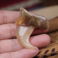 Pendant Horn Polished Hook Handle Jewelry Accessories
