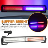 12in COB LED Warning Work Light Bar Car Boat Truck Roof Grid Strobe DRL Flashing Emergency Lamp White Amber Red Blue12V 24V