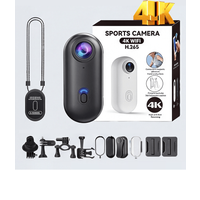 AliExpress NONE 4K HD Motorcycle Mini Recorder Finger WIFI Action Camera Lightweight POV Motorcycle Road Sport Cam Bicycle Vlog Pet Body Camera