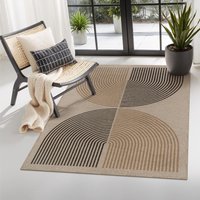 Minimalist Lines Carpet Circular High-end Living Rooms Fully Covered Anti Slip Rug Bedrooms Kitchens Bathrooms Household Mats