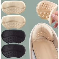 4Pairs Self-adhesive Non-Slip Insoles Elastic Durable for High Heels Sneakers Large Shoes Anti-slip Shoe Accessories