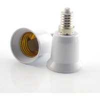 1PCS E14 to E27 Lamp Holder Converter 220V Fireproof Socket Base Converters Light Bulb Adapter Conversion Lighting Accessories