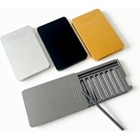 8-Compartment Metal Snuff Cigarette Case Container with Sild Lid in Aluminum Straw Pocket Size Portable Storage Box men women