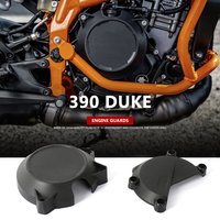 Motorcycle Accessories Black New Engine Protective Cover Guards Kit For 390 Duke 390Duke 390 DUKE 390DUKE 2024 2025