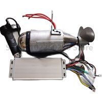 12V 24V 1200W Brushless Underwater Propeller Electric Motor Fish Boat Brushless Propeller + Controller Seawater Proof Motor