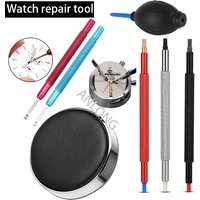 Uhrenreparatur-Sets, Gummi-Entstauberpads, Nadelstift, Reinigungsbürste, Set, Uhrenreparaturwerkzeuge, Wartungsset