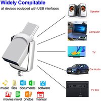 1 pc 2 in 1 Type-c USB 3.0 Flash Drive 25G 128GB флешка Waterproof High Speed Pen Drive PenDrive Stick Gift U Disk