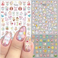 TSC-084 New Macocottee mezzo piano angel blue 3d nail art sticker decal nail silder Anime tomagotchi