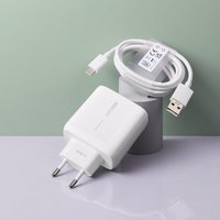 OPPO 65W Charger EU SuperVooc Quick Charging Adapter 1/1.5/2M USB C Cable For Reno 13 12 11 10 8 7 6 Se 4 Find N3 X6 X5 Pro A78