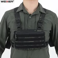 1000D Outdoor Sports Vest 2024 New Bag CS Wargame Chest Rig Airsoft Magazine Holster Molle System Men Nylon Backpack EDC ์ ์ ์กฐ๋ผ