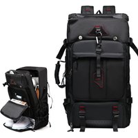 Men Travel Backpack 80L/60L Large Capacity Hiking Backpack with Dry Wet Separation