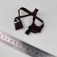1/6 1/12 Scale CCN6001/CCN1206 Soldier Armpit Holster Quick-draw Gun Bag for 12'' Action Figure Scene Prop Toy Doll Body Model