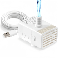 Mini USB Submersible Water Pump DC 5V Adjustable Flow for Aquarium Fish Tank Fountain Hydroponics