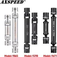 AXSPEED Steel CVD Drive Shafts Chassis Center Driveshaft for 1/18 RC Crawler Car TRX4M K10 F150 High Trail Upgrade Accessories