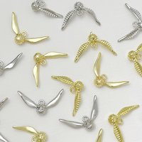Baroque Style Harry Potter Golden Snitch Charms - DIY Handmade Jewelry Supplies, Loose Beads for Bracelets Necklaces Accessories