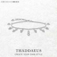 Winter Sun Rays Link Chain Bracelet For Women 925 Sterling Silver Brand New Fine Jewelry Romantic Gift