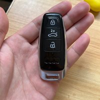 3 Buttons Modified Replacement Key Shell For Audi A6L A7 A8 Q7 Q8 2017-2022 Car Remote Control Shell Case Fob