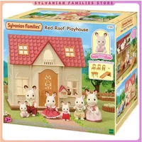 Original Sylvanian Families Keychain Clothes Sorpresa Furniture Chihuahua Figures Houes Accesorios Family Toy Sweet Dream House