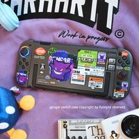 Anime Switch 2 Matte Black Protective Case for Nintendo Switch 2 Console Joy-Con Controllers Dock Cover Game Console Accessorie