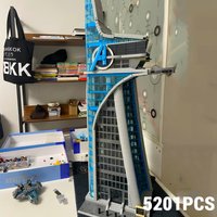 5201PCS Super Hero Tower Building Blocks Model Movie Scene MOC Street View Bricks Toys Home Ornaments Kids Toys Holiday Gifts