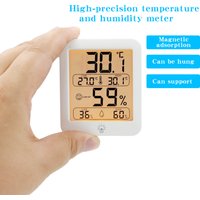Indoor home-use baby room temperature gauge, refrigerator thermometer, dry temperature and humidity meter