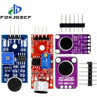 KY-037 Sound sensor module sound control sensor MAX4466 MAX9814 switch detection whistle switch microphone amplifier For Arduino