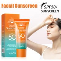 Water-based Hydrating Sunscreen SPF 50 Anti-shine Isolation Sunscreen Lotion for Face & Body UV Protection Facial Moisturizer