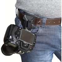 Fast Loading Holster Hanger Quick Strap Waist Belt Buckle Button Mount Clip Camera Video Bags For Sony Canon Nikon DSLR Camera