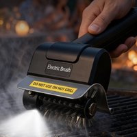 Electric BBQ Grill Brush High Torque 2000mA Cordless Rechargeable Automatic Grill Brush Adjustable Angle Grill Cleaning Tool