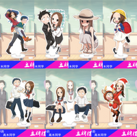15CM Anime Teasing Master Takagi-san Model Cosplay Charm Characters Ornament Accessories Goods Collection Gifts