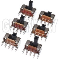 20pcs 3Pin PCB 2 Position 1P2T SPDT Miniature Slide Side Knob SK12D07VG4 6 Sizes SK12D07 Toggle Switchs
