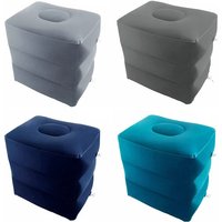 PVC Kids Flight Sleeping Footrest Pillow Resting Pillow On Airplane Car Bus Pillow Inflatable Travel Foot Rest Pillow Foot Pad