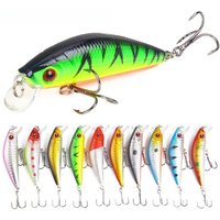 1/5/10 Pcs of Random Fishing Lure Set 7cm/8g High Quality Swimming Bait Minnow Mini Crank Wobble Bait Crankbait Artificial Bait