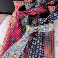 Novelty Mens Red Tie Vintage Imitation Silk Soft 9cm Necktie For Men Wedding Business Party Casual Suit Shirt Accessories Gifts