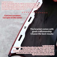 Reinforced Stainless Steel Metal Bracket 2Pcs Broken Fix for Golf 6 R20 2009 2014 Car Part Strong Replacement Kit