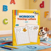 Children's English Alphabet Practice Book, Fun Writing Alphabet Practice Book, Activity Practice Book, Copy Calligraphy 32 Pages