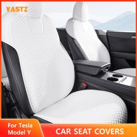 NovaAcc Car Seat Covers Polyurethane for Tesla Model Y Model 3 Highland Customized Car Seat Cover Breathable and Waterproof