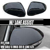 Fit For VW Volkswagen Golf 8 MK8 R GTI RLine W 2020-2022/Lane Assist Rearview Covers Side Wing Rear View Mirror Cover Case Cap