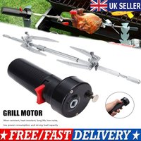 Electric BBQ Rotisserie Grill Rod 1.5V D Size Barbecue Rotisserie Rotator Motor Durable Electric BBQ Rotisserie Grill Rod