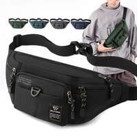 Männer Taille Fanny-Pack Gürtel Sling Brust Tasche Reise Multi-Tasche Militär Mode Sport Nylon Männlichen Beutel Geldbörse Bum hüfte Taschen Neue