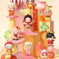 POP MART POPBEAN Horse Year Limited Edition Mamafufu Mini Doll Series Trendy Blind Random Box Action Figure Surprise Gift