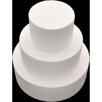 4/6/8 inch Round Cake Foam Mould Party DIY Practice Model Polystyrene Styrofoam Kitchen Accessories Flower Decor Cake Decoration
