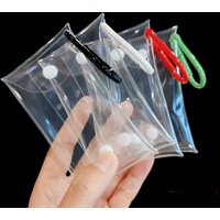 Women Small Transparent Coin Purse PVC Clear Mini Female Purses for Kids Key Lipstick Earphone Clutch Storage Bags Wallet Pouch