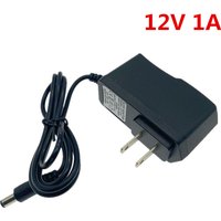 12V 12W EU US Plug Driver Adapter AC110V 220V to DC 12V 1A 5.5*2.1mm LED Power Supply For LED Strip Lights Transformer Adapter